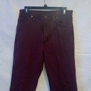 Men's Jean's by Levi in Burgundy Denim - size 32X 34  (Tall)